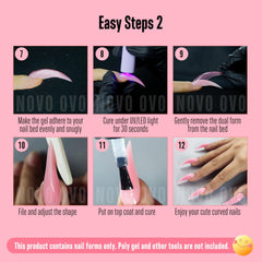 Tailles 14 incluses pour s’adapter à la diversité des ongles.
