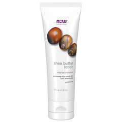 NOW Solutions Lotion karité 10% hydrate intensément les zones sèches.