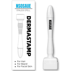 NSOSAUE Dermastamp poignee anti-glisse, facile à saisir pour une exfoliation précise.