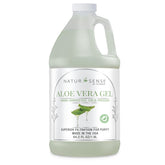 NTRSNS NaturSense Aloe Vera, bouteille 64oz, gel pur apaisant pour peau et cheveux.