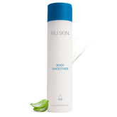 Nu Skin Body Smoother, bouteille application rapide, hydratation après douche.