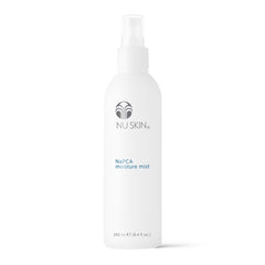 Nu Skin NaPCA Moisture Mist – bouteille rafraîchissante pour l'hydratation du visage.