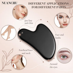 Nuanchu Gua Sha glisse douce avec huile ou sérum pour absorption optimisée