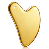 Nuanchu Gua Sha visage en or, massage doux pour le teint lumineux.