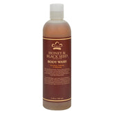 Nubian Heritage Douche Miel et Nigelle : bouteille hydratante idéale pour la peau.