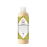 Bouteille Nubian Heritage gel douche chanvre indien vetiver, parfum frais et revitalisant.