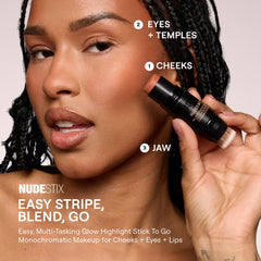 Nudestix Nudies Bronze Stick – lèvres: couleur bronzée longue tenue pour lèvres nude