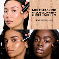 Nudestix Nudies Glow Stick avec brosse intégrée pour estomper