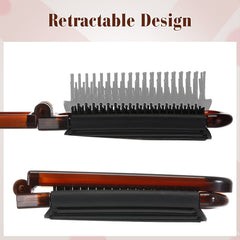 Brosse Nuenen en écaille de tortue, design élégant pour usage quotidien