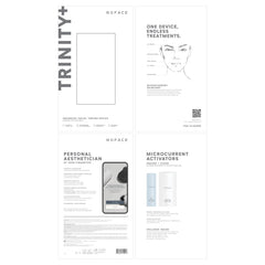 NuFACE Trinity+ – Appareil tonifiant cou pour un contour soutenu.