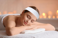 Bandeaux spa Nujzuir, utilisation facile et rapide lors des soins du visage