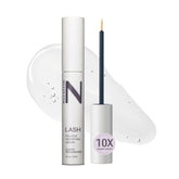 Sérum NULASTIN pour les cils avec application précise à la base de la ligne supérieure.