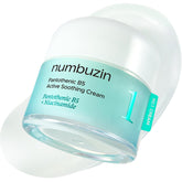 Numbuzin No.1 crème apaisante, bouteille visible et texture légère pour peau équilibrée.