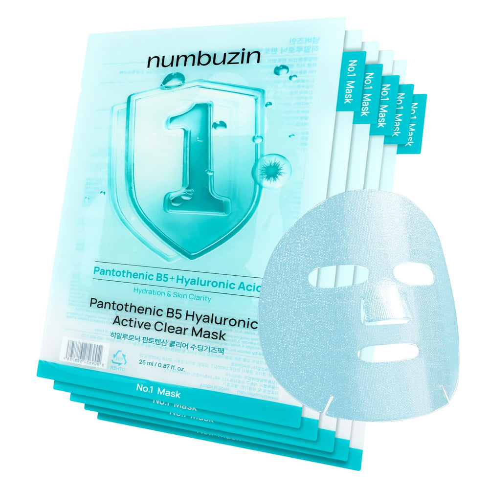 Masque feuille numbuzin No.1 apaise et hydrate rapidement la peau.