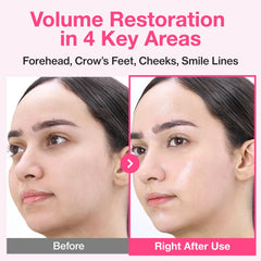 Formule rose PDRN et perles pour un teint lumineux.