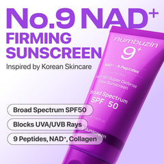 Numbuzin No.9: texture crème légère idéale sous le maquillage.