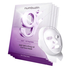 Numbuzin No.9+ NAD+ BIO Lifting haut et bas masque — fini sculpté potentiel