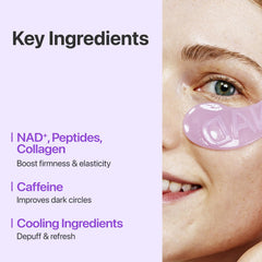 Texture hydrogel stable des patchs numbuzin No.9 sur la paupière