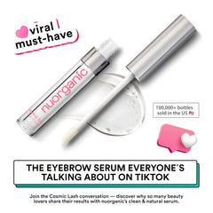 NuOrganic Cosmic Brow avec brosse-applicatrice pour une application précise.