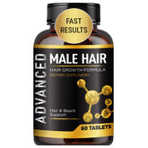NutraPro Bouteille de gélules, soutien potentiel à la croissance capillaire masculine.