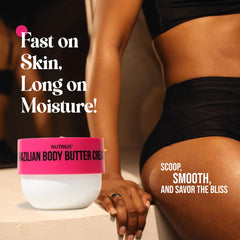 Finition satinée et non grasse du Nutrius Coco Berry Bliss.