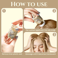 Texture lisse de Nuva Botanicals Blonde Dry Shampoo Poudre pour une application discrète.