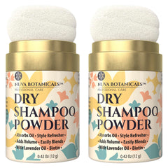Nuva Botanicals poudre sèche cheveux lavande – rafraîchit rapidement sans eau.