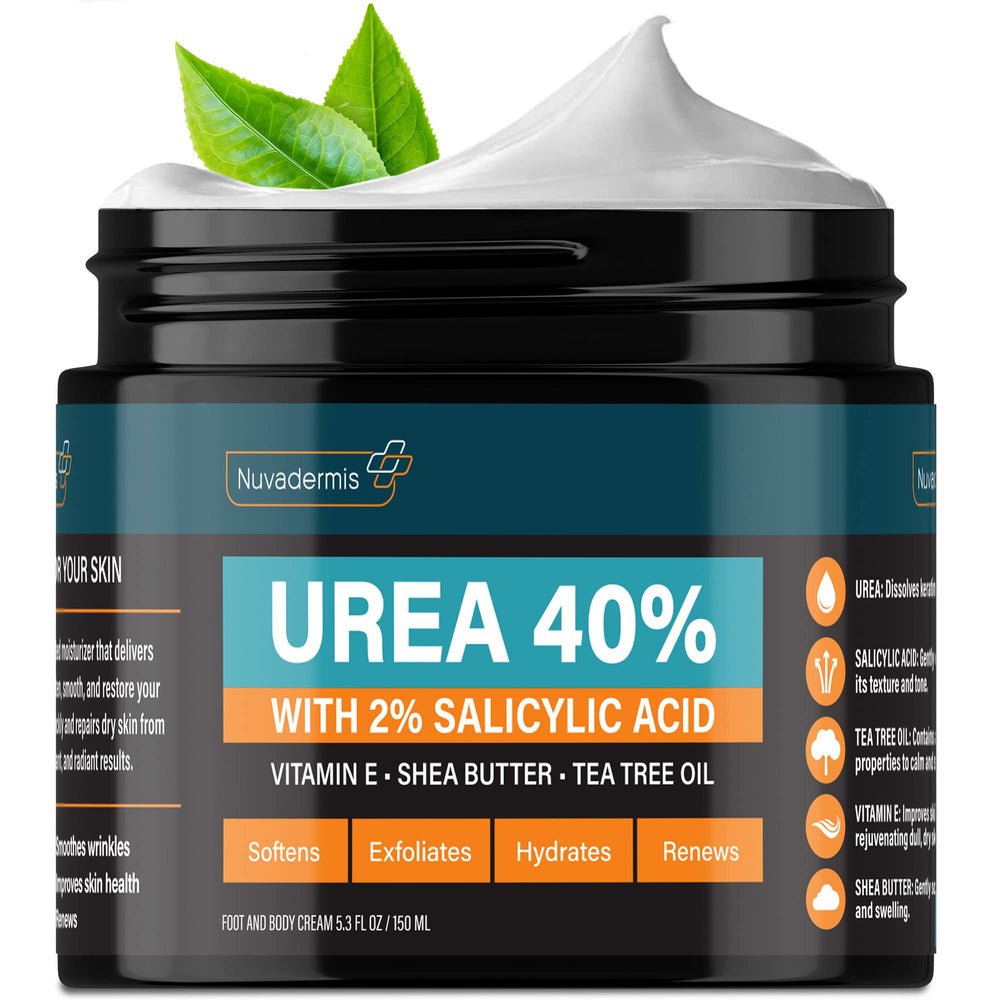 NUVADERMIS crème-urea40-pour-corps-bouteille : hydratation durable pour peau sèche.