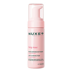 Nuxe Very Rose – mousse nettoyante à pompe purifie en douceur