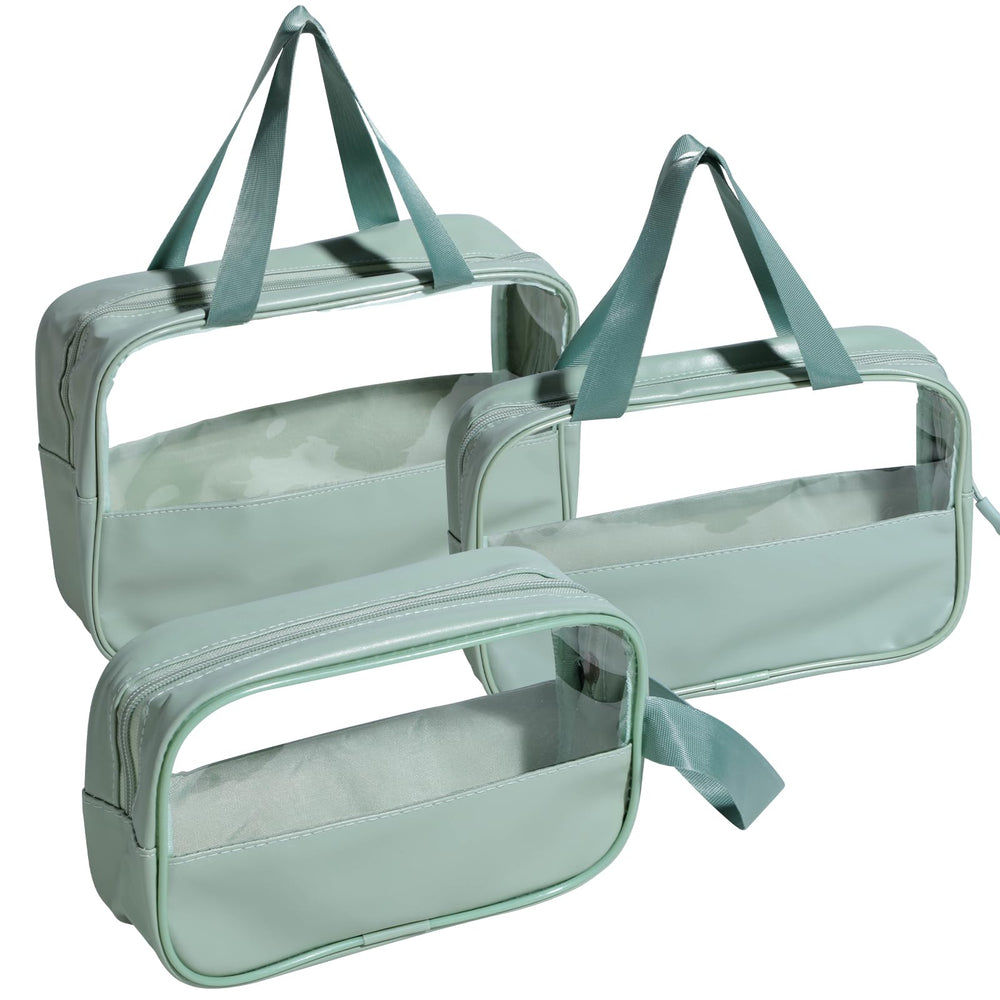 Pochette de toilette transparente NVTED – rangement pratique lors des voyages.