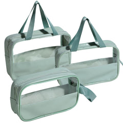 Pochette de toilette transparente NVTED – rangement pratique lors des voyages.