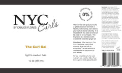 NYC Curls par Carlos Flores - Gel parfum bambou-gingembre, usage quotidien