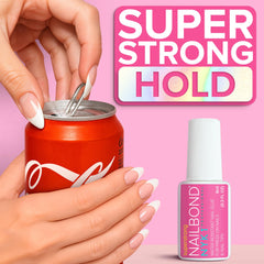 NYK1 Bouteille de colle ongles 8ml pratique à domicile.