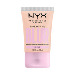 Nyx Bare With Me – bouteille pompe floue pour teint uniforme et naturel