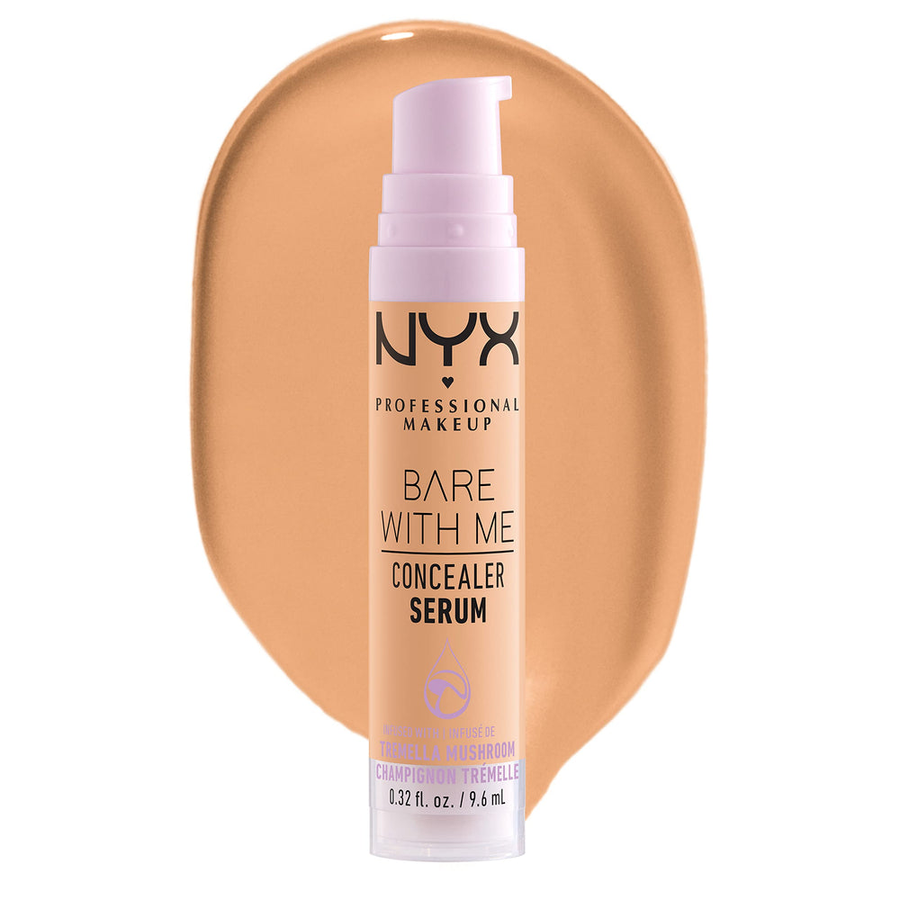 NYX Bare With Me Serum-Concealer, flacon hydratant offrant un fini naturel.