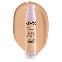 NYX Bare With Me Concealer Serum – la bouteille souligne l’hydratation jusqu’à 24 heures.