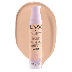 NYX Bare With Me Concealer Serum — Flacon élégant pour une hydratation durable.