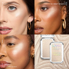 Décolleté éclairé grâce à l'effet perle, discret et lumineux.