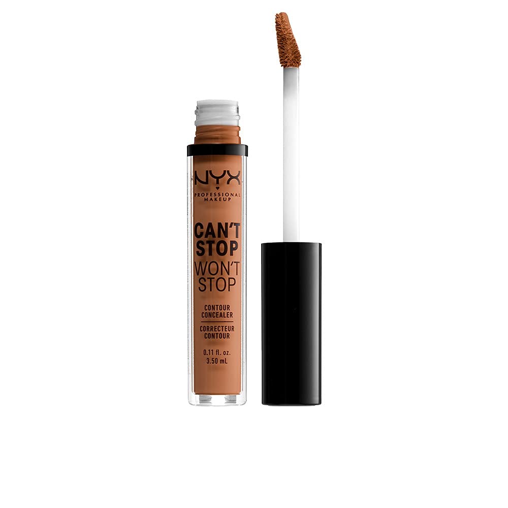 Correcteur de contour NYX Can't Stop Won't Stop Mahogany, application précise et longue tenue