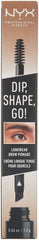 NYX Dip Shape Go Brow pomade avec goupillon pour dompter les poils et fixer le style.