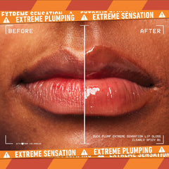 NYX Duck Plump gloss au gingembre épicé apporte une sensation repulpante.
