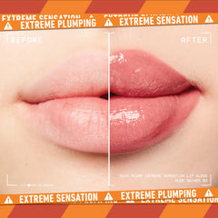 NYX Duck Plump Gloss: sensation gingembre épicé pour lèvres repulpées.