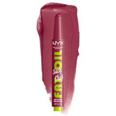 NYX PROFESSIONAL MAKEUP Fat Oil Slick Click — baume lèvres hydratant et couleur pigmentée.
