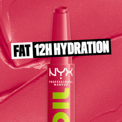 NYX Fat Oil Slick Click propose teintes pigmentées et fini brillant non collant.
