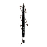 NYX Fill & Fluff Sourcils Brun — pointe-goutte pour dessiner des poils précis.
