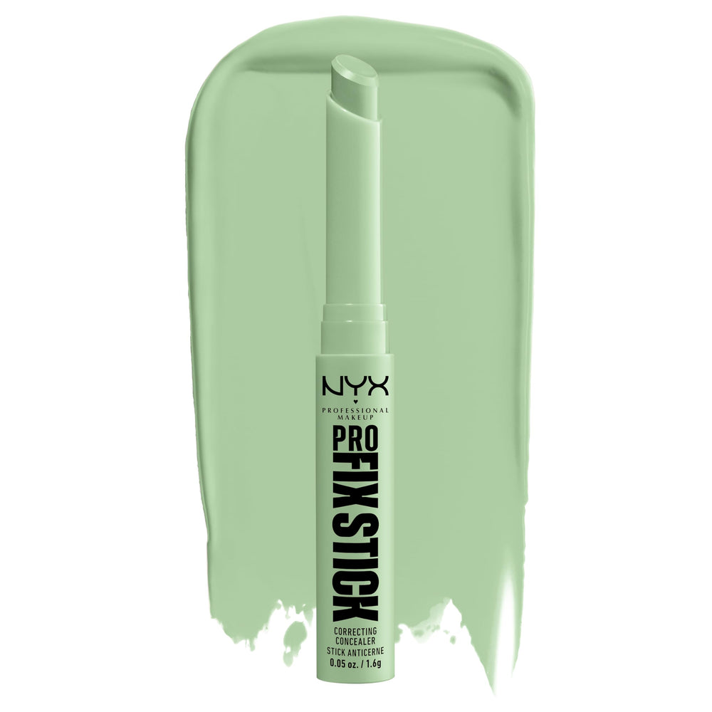 NYX Pro Fix Stick Correcteur Vert avec embout précis pour neutraliser les rougeurs.