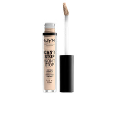NYX PROFESSIONAL MAKEUP Correcteur Contour, fini matte, longue tenue, teinte clair, usage camouflage et éclaircissement.