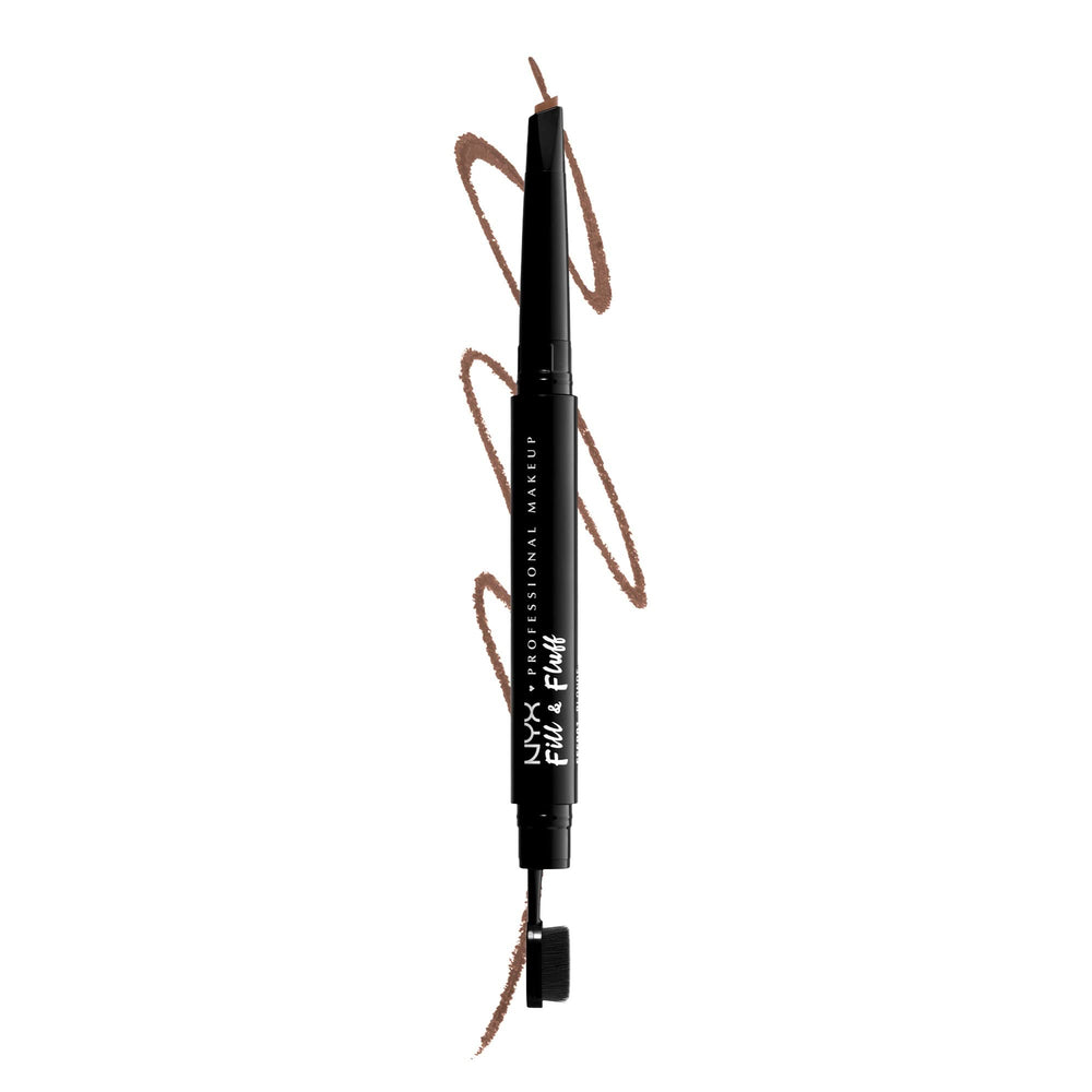 NYX Fill & Fluff avec embout goutte pour dessiner des poils précis.
