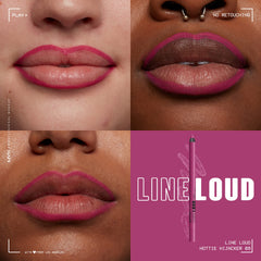 NYX Line Loud Lip Liner Hottie Hijacker, fini mat doux, lèvres mieux définies.