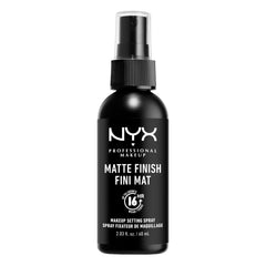 NYX Professional Makeup Setting Spray en flacon, fini mat durable.